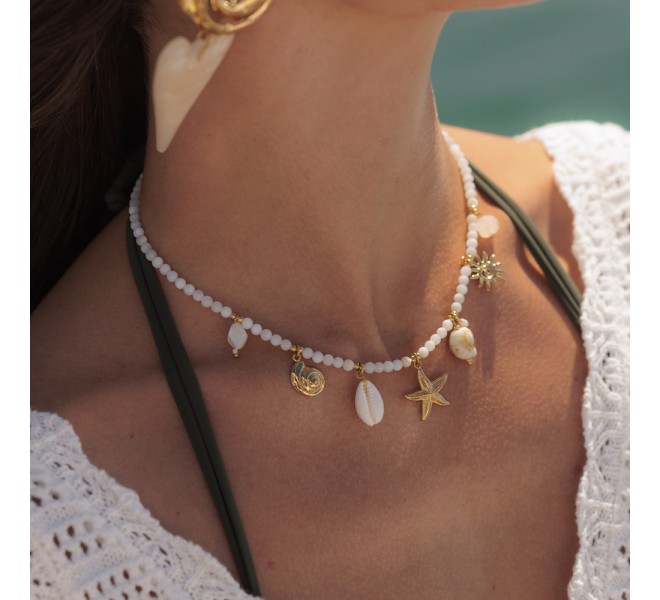 COLLIER CHARM SANTA BARBARA