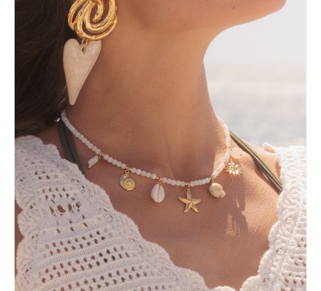 COLLIER CHARM SANTA BARBARA