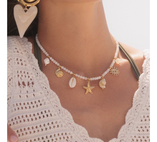 COLLIER CHARM SANTA BARBARA