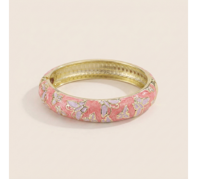 JONC PAPILLONS ROSES