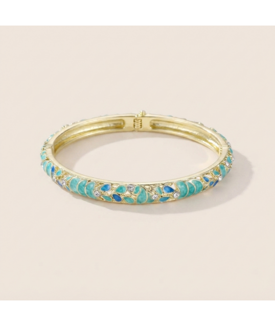 JONC GOUTTE TURQUOISE