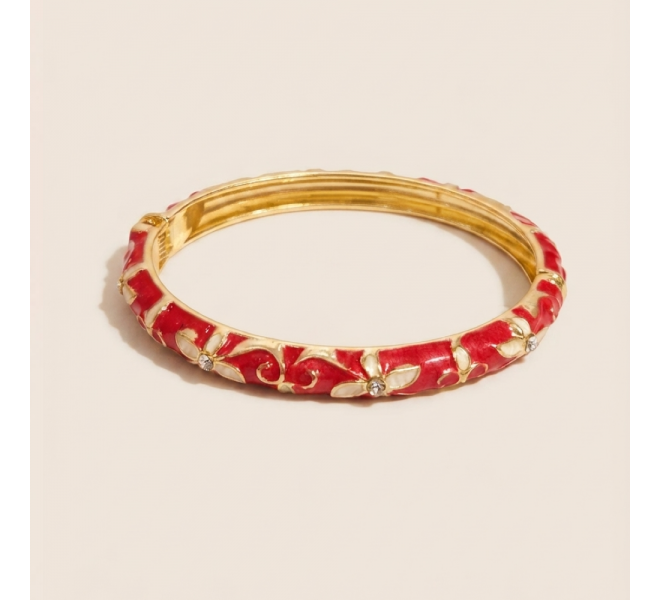 JONC EMAILLÉ ROUGE