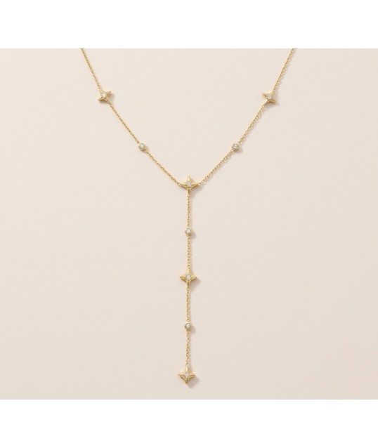 COLLIER STRASS ET ETOILE