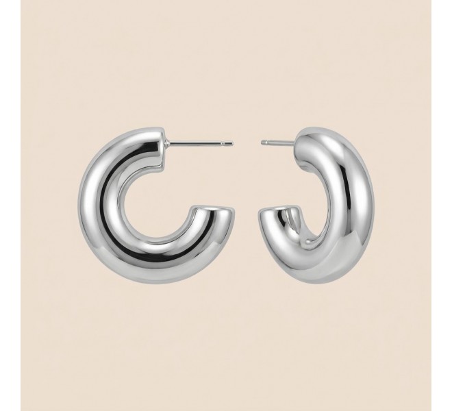 CRÉOLE CHUNKY ARGENTÉE