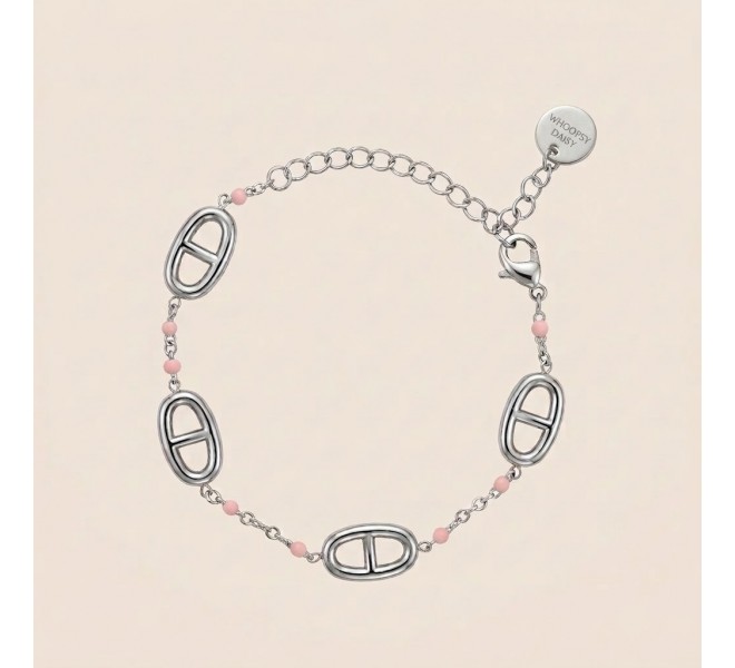 BRACELET SUMMER ROSE ARGENTÉE