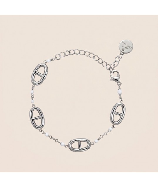 BRACELET SUMMER BLANC ARGENTÉE