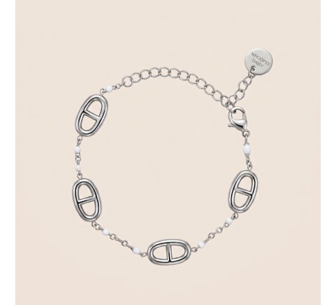 BRACELET SUMMER BLANC ARGENTÉE