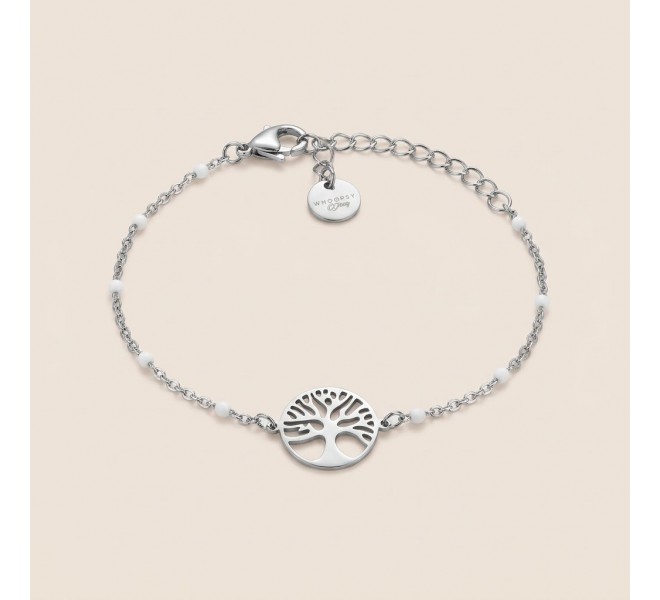 BRACELET ARBRE DE VIE ARGENTÉE