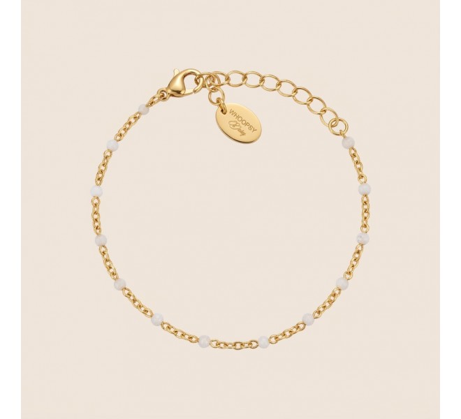 BRACELET RÉSINE BLANC