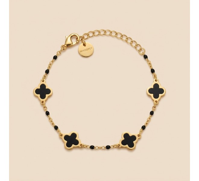 copy of BRACELET FLEUR NOIR