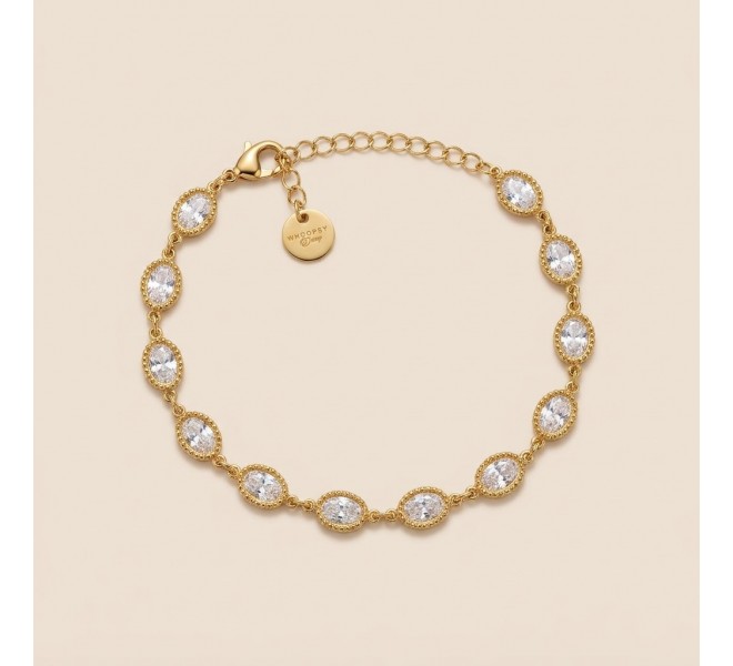 BRACELET STRASS OVALE