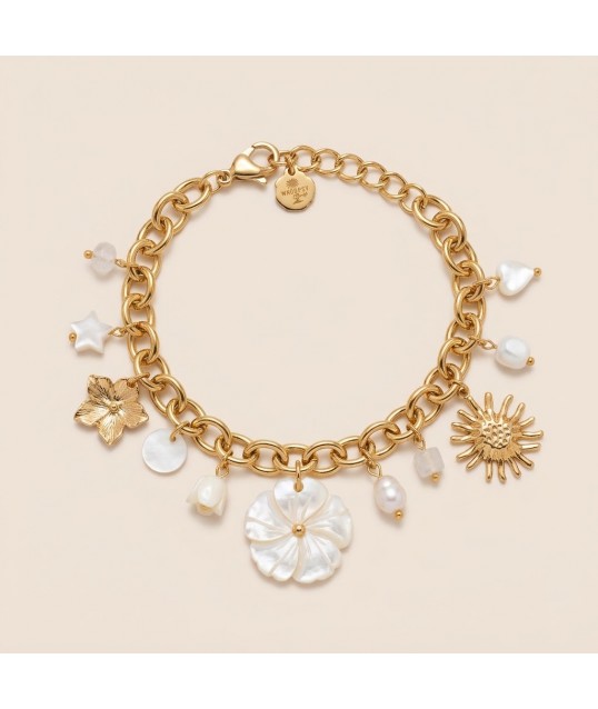 copy of BRACELET FLEUR NOIR