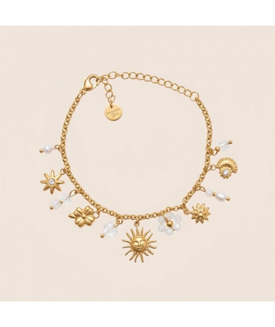 copy of BRACELET FLEUR NOIR