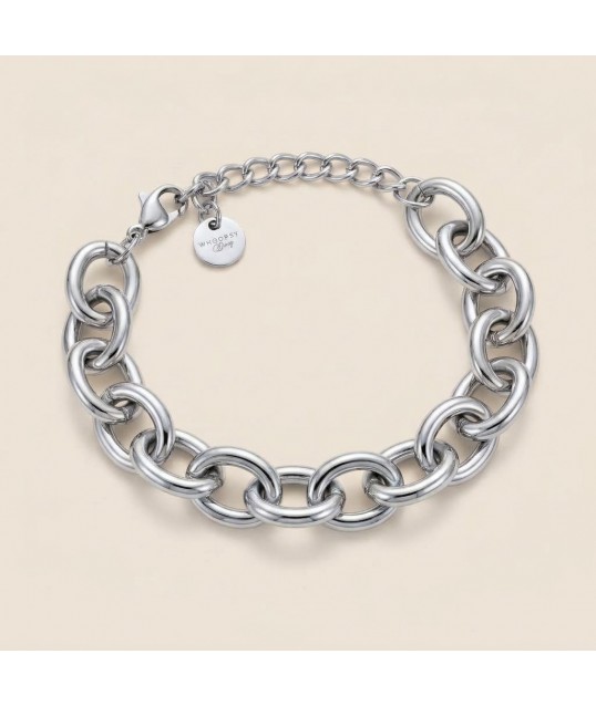 BRACELET SHELL BEACH ARGENTÉ