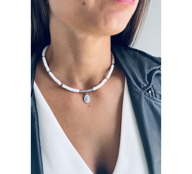 COLLIER HEISHI PIERRE DE LUNE COLLIER HEISHI PIERRE DE LUNE