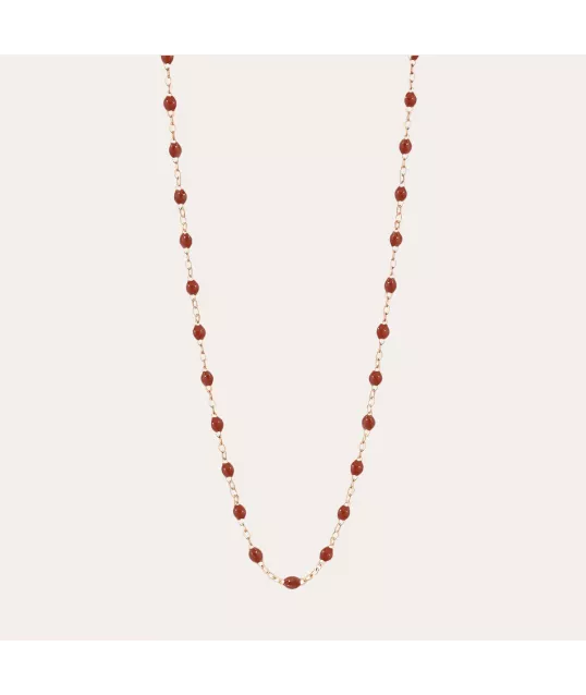 COLLIER RESINE ROUGE